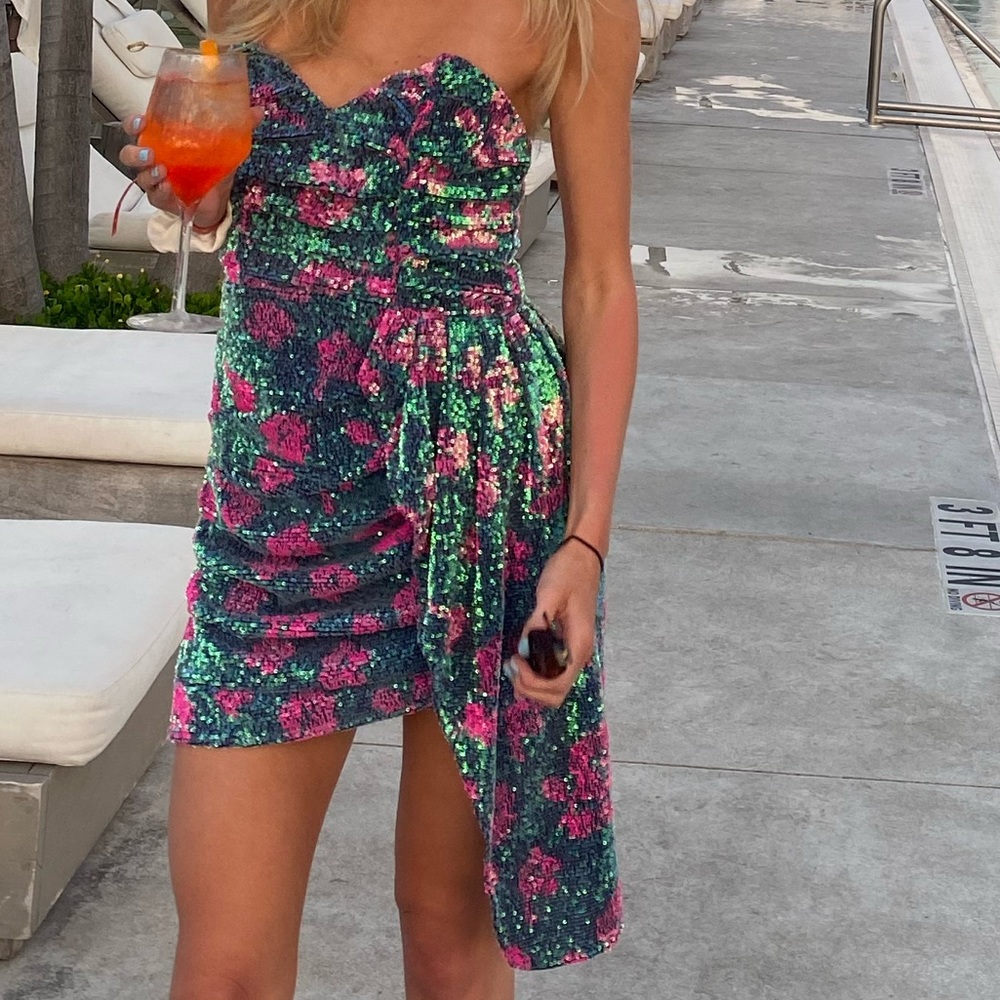 For Love and Lemons Pauline Strapless dress